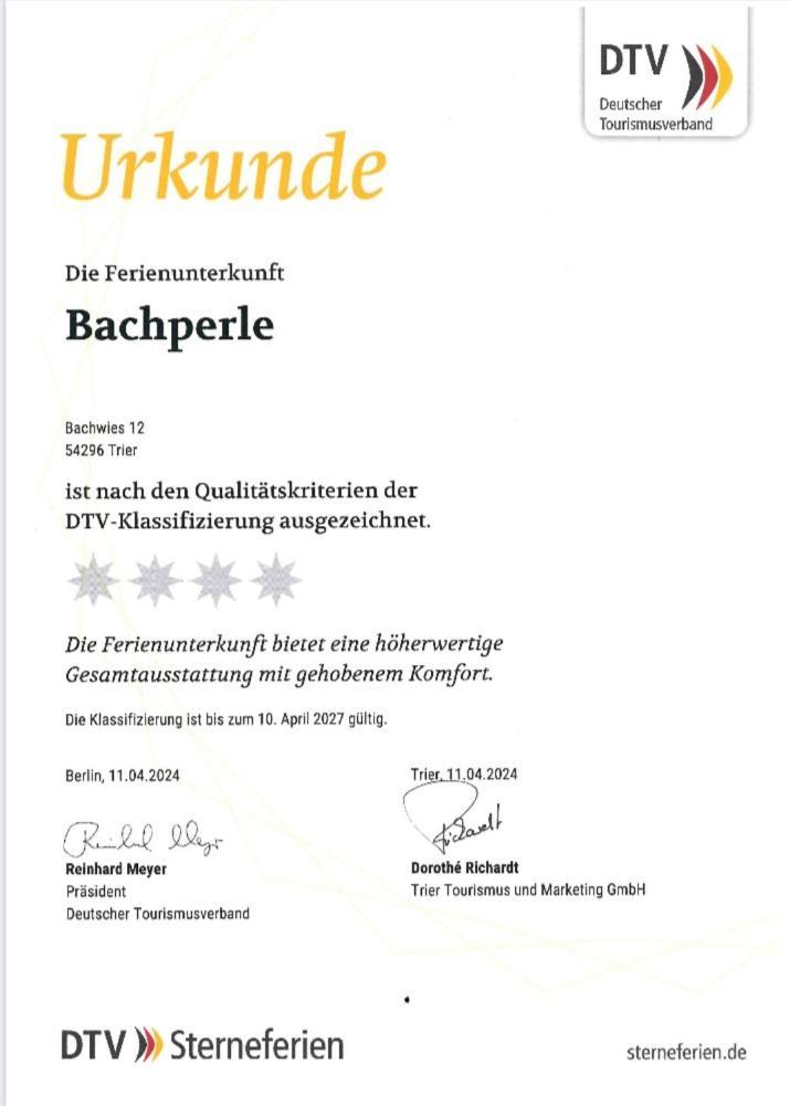 Ferienwohnung Bachperle Trier Exterior foto